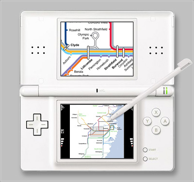 AMAP4DS-Sydney-Metro - Nintendo DS Homebrew